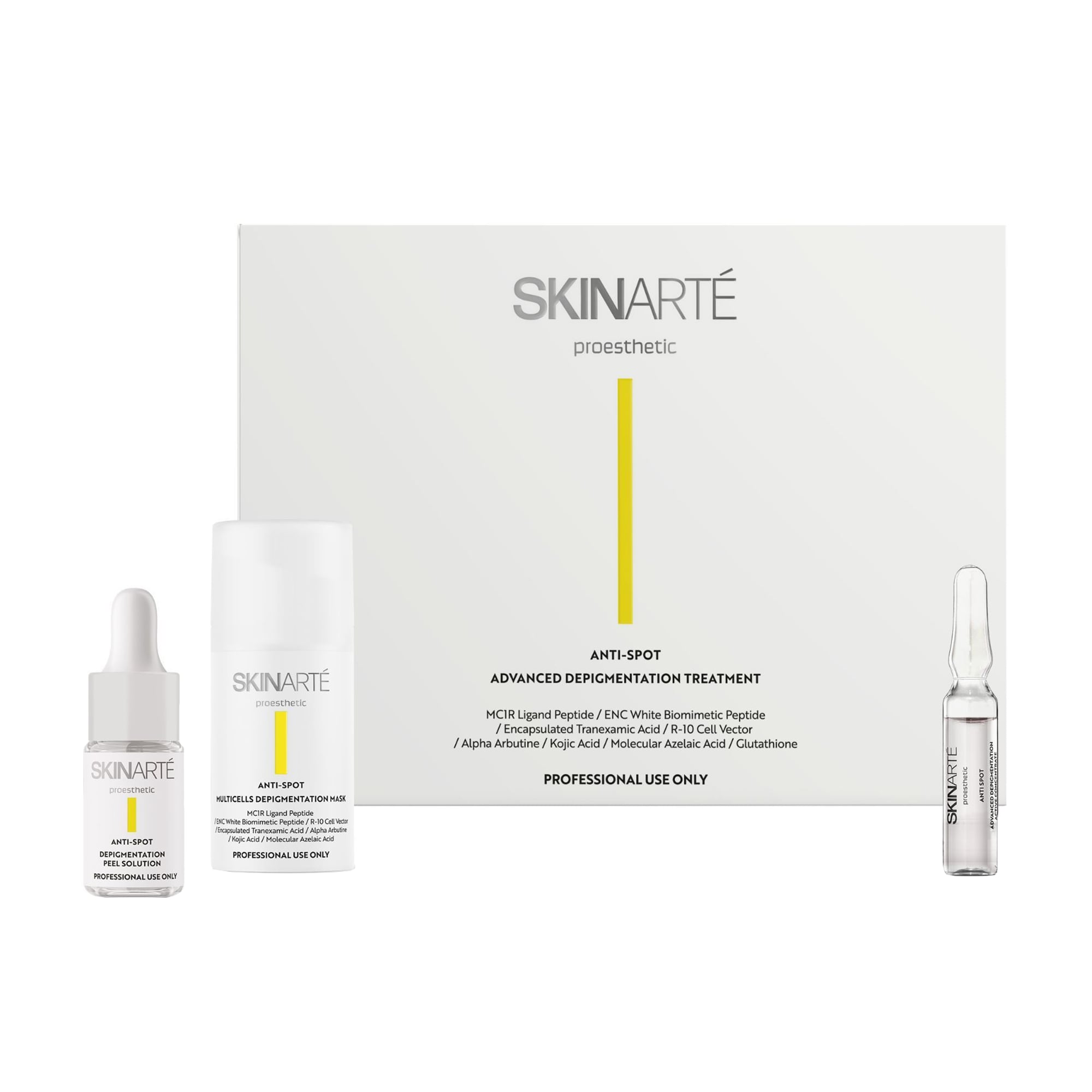 Набір для догляду за обличчям Skinarte Anti-Spot Advanced Depigmentation Treatment Set, 3 предмета